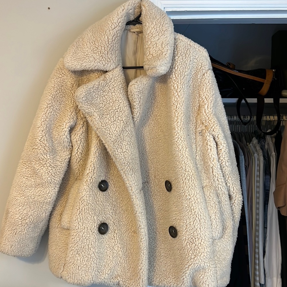 Free People teddy coat